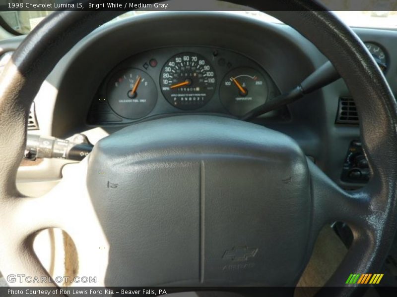 Bright White / Medium Gray 1998 Chevrolet Lumina LS