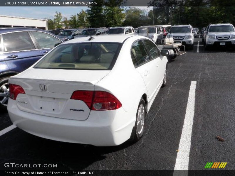 Taffeta White / Ivory 2008 Honda Civic Hybrid Sedan