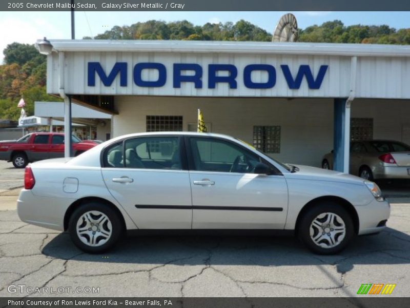 Galaxy Silver Metallic / Gray 2005 Chevrolet Malibu Sedan