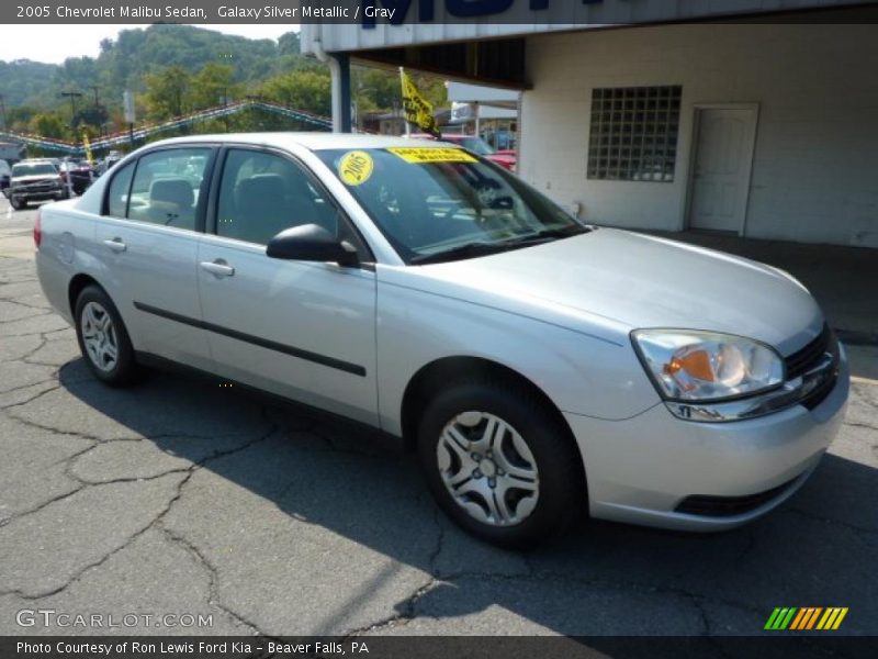 Galaxy Silver Metallic / Gray 2005 Chevrolet Malibu Sedan