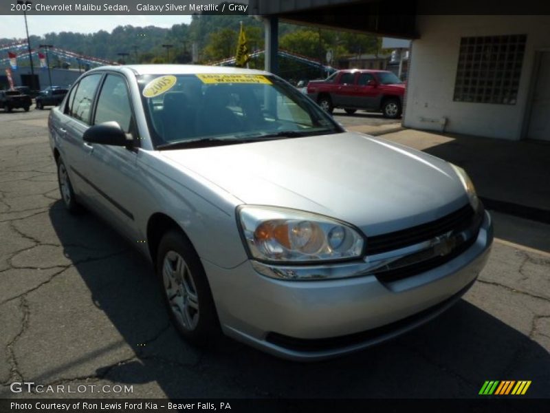 Galaxy Silver Metallic / Gray 2005 Chevrolet Malibu Sedan