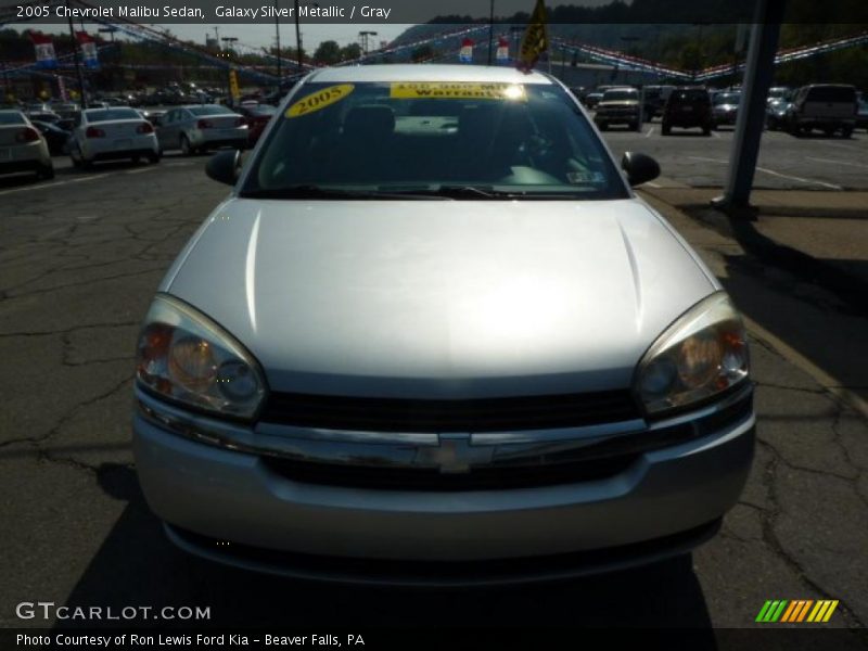 Galaxy Silver Metallic / Gray 2005 Chevrolet Malibu Sedan