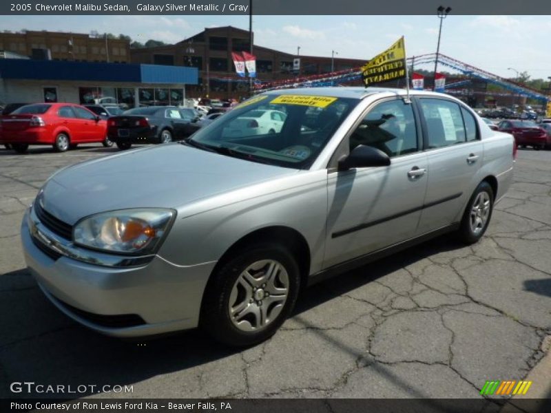 Galaxy Silver Metallic / Gray 2005 Chevrolet Malibu Sedan