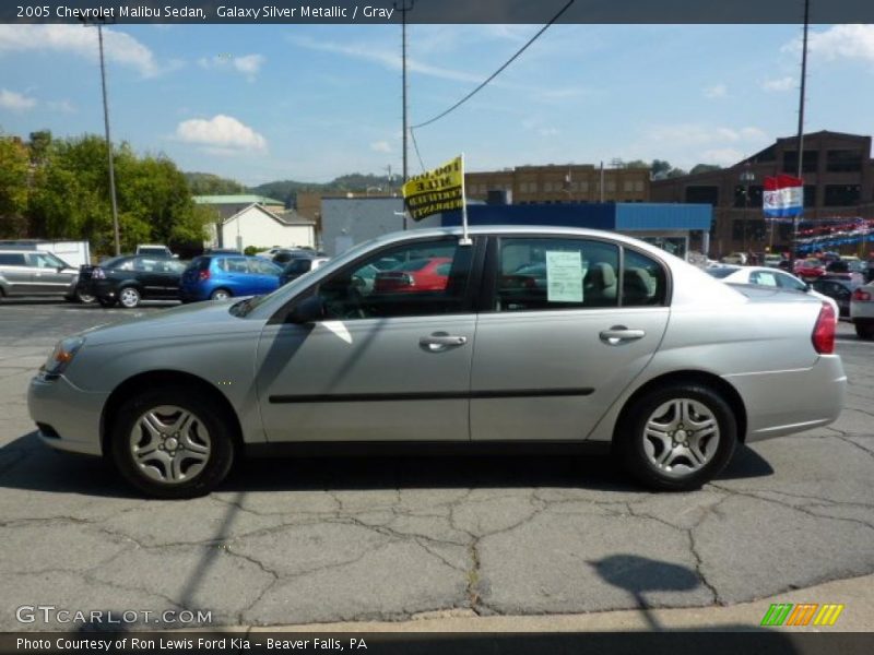 Galaxy Silver Metallic / Gray 2005 Chevrolet Malibu Sedan
