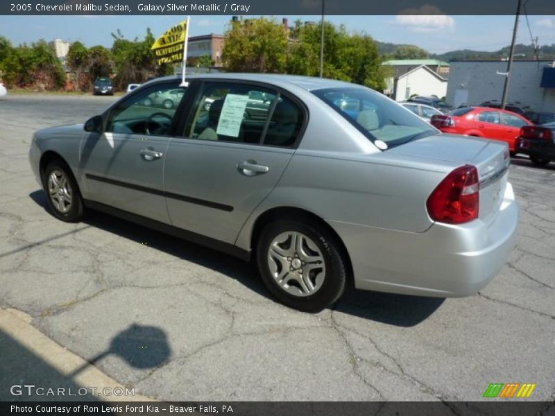 Galaxy Silver Metallic / Gray 2005 Chevrolet Malibu Sedan