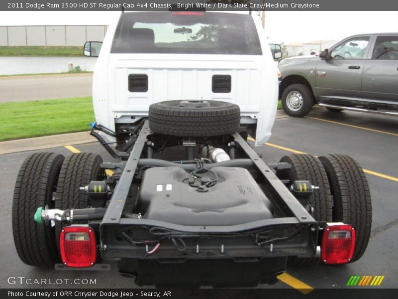 Bright White / Dark Slate Gray/Medium Graystone 2011 Dodge Ram 3500 HD ST Regular Cab 4x4 Chassis