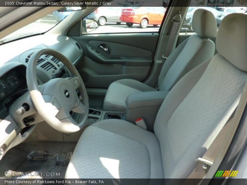 Galaxy Silver Metallic / Gray 2005 Chevrolet Malibu Sedan