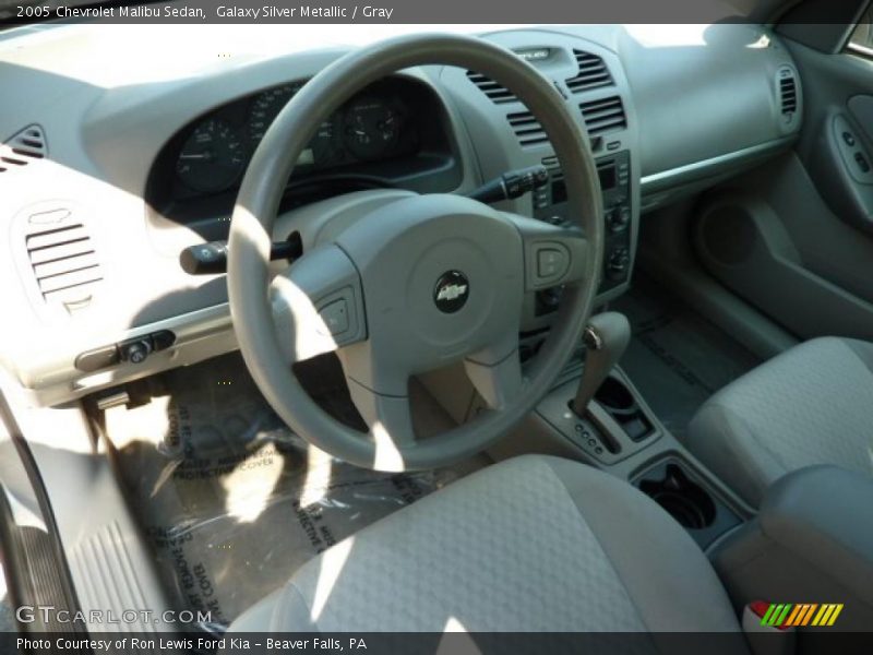Galaxy Silver Metallic / Gray 2005 Chevrolet Malibu Sedan