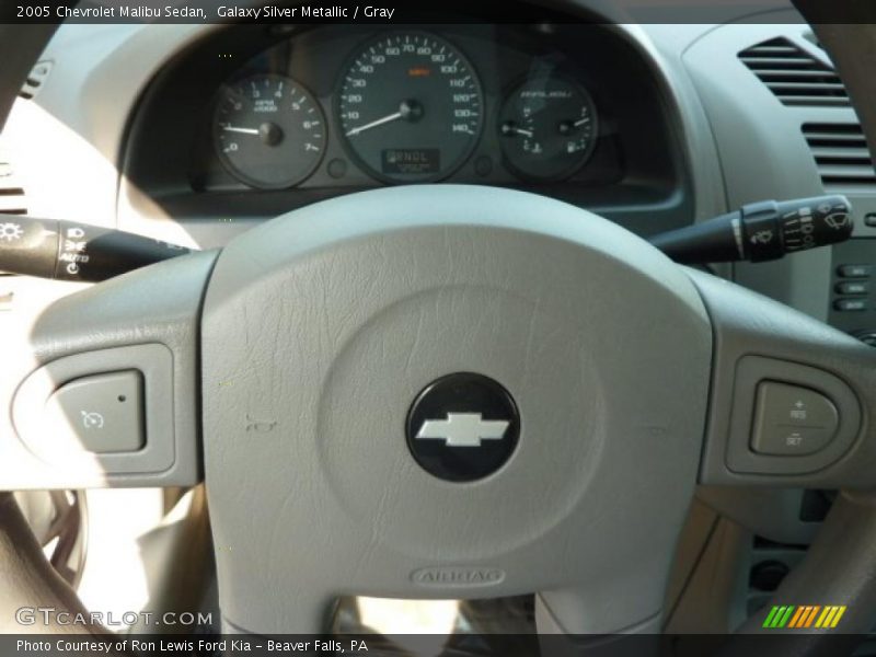 Galaxy Silver Metallic / Gray 2005 Chevrolet Malibu Sedan