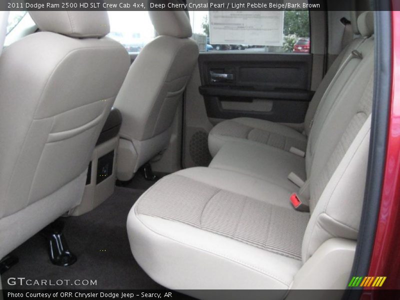 Deep Cherry Crystal Pearl / Light Pebble Beige/Bark Brown 2011 Dodge Ram 2500 HD SLT Crew Cab 4x4