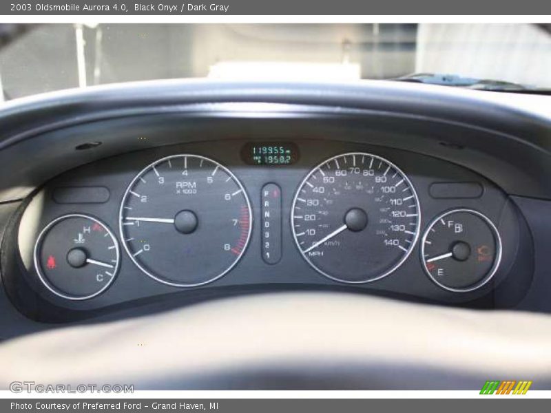 Black Onyx / Dark Gray 2003 Oldsmobile Aurora 4.0