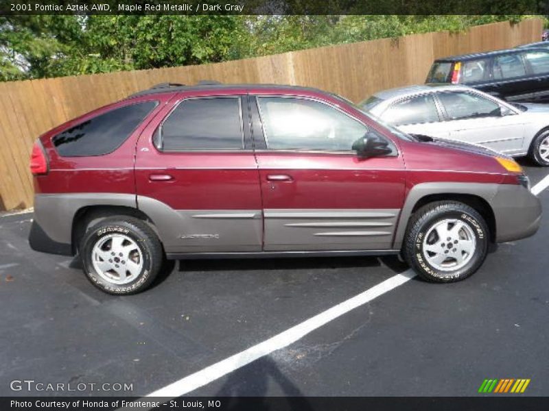 Maple Red Metallic / Dark Gray 2001 Pontiac Aztek AWD