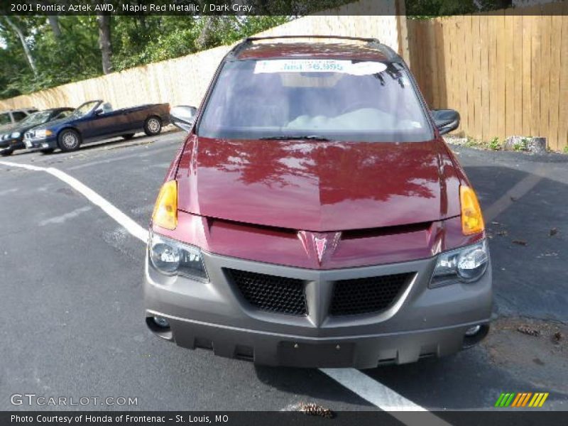 Maple Red Metallic / Dark Gray 2001 Pontiac Aztek AWD