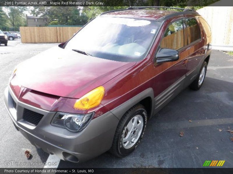 Maple Red Metallic / Dark Gray 2001 Pontiac Aztek AWD