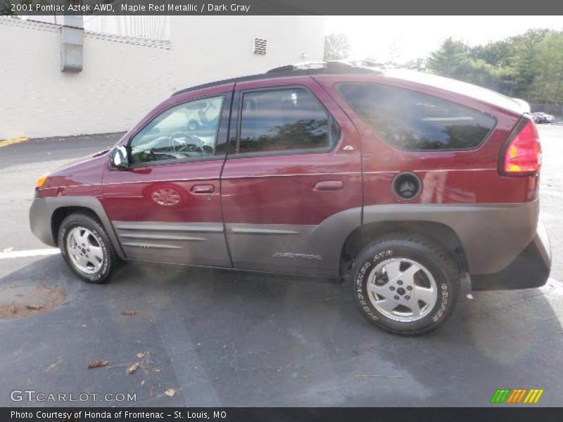 Maple Red Metallic / Dark Gray 2001 Pontiac Aztek AWD