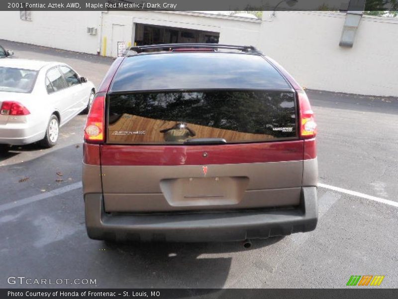 Maple Red Metallic / Dark Gray 2001 Pontiac Aztek AWD