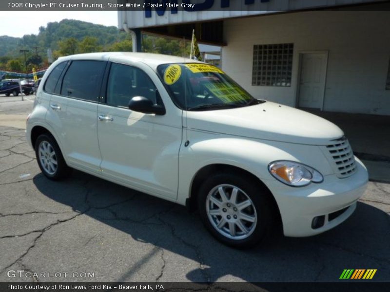 Stone White / Pastel Slate Gray 2008 Chrysler PT Cruiser Touring