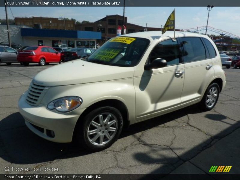 Stone White / Pastel Slate Gray 2008 Chrysler PT Cruiser Touring