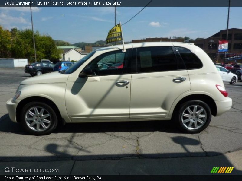 Stone White / Pastel Slate Gray 2008 Chrysler PT Cruiser Touring