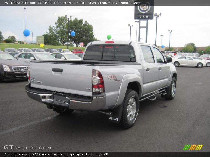 Silver Streak Mica / Graphite Gray 2011 Toyota Tacoma V6 TRD PreRunner Double Cab