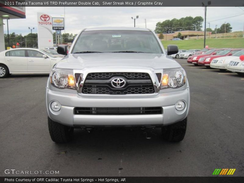 Silver Streak Mica / Graphite Gray 2011 Toyota Tacoma V6 TRD PreRunner Double Cab