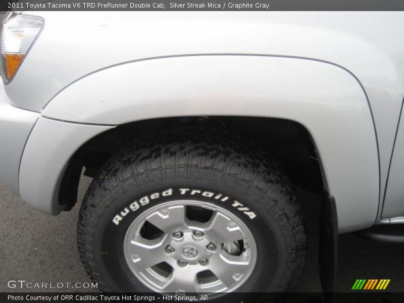 Silver Streak Mica / Graphite Gray 2011 Toyota Tacoma V6 TRD PreRunner Double Cab
