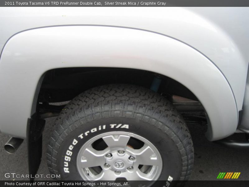 Silver Streak Mica / Graphite Gray 2011 Toyota Tacoma V6 TRD PreRunner Double Cab
