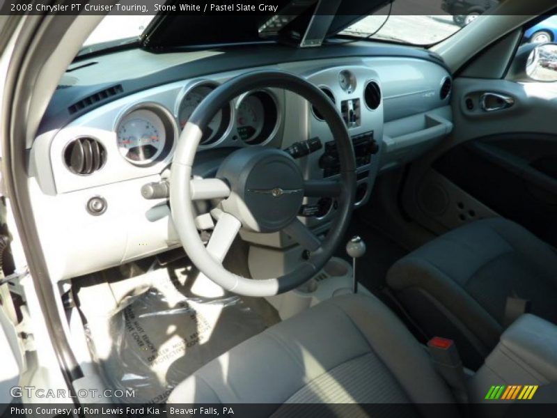 Stone White / Pastel Slate Gray 2008 Chrysler PT Cruiser Touring