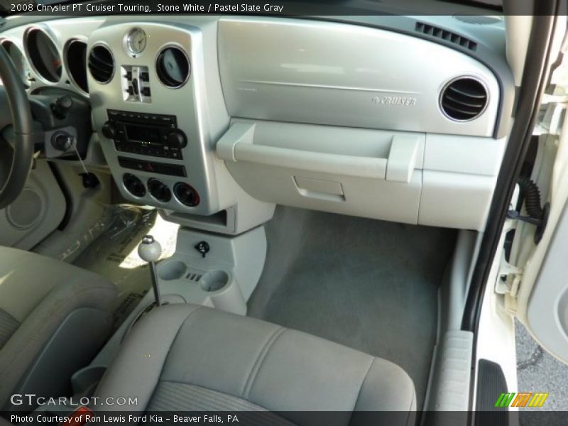 Stone White / Pastel Slate Gray 2008 Chrysler PT Cruiser Touring