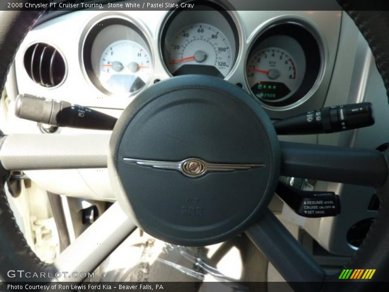 Stone White / Pastel Slate Gray 2008 Chrysler PT Cruiser Touring