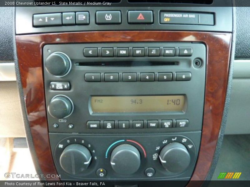 Slate Metallic / Medium Gray 2008 Chevrolet Uplander LS