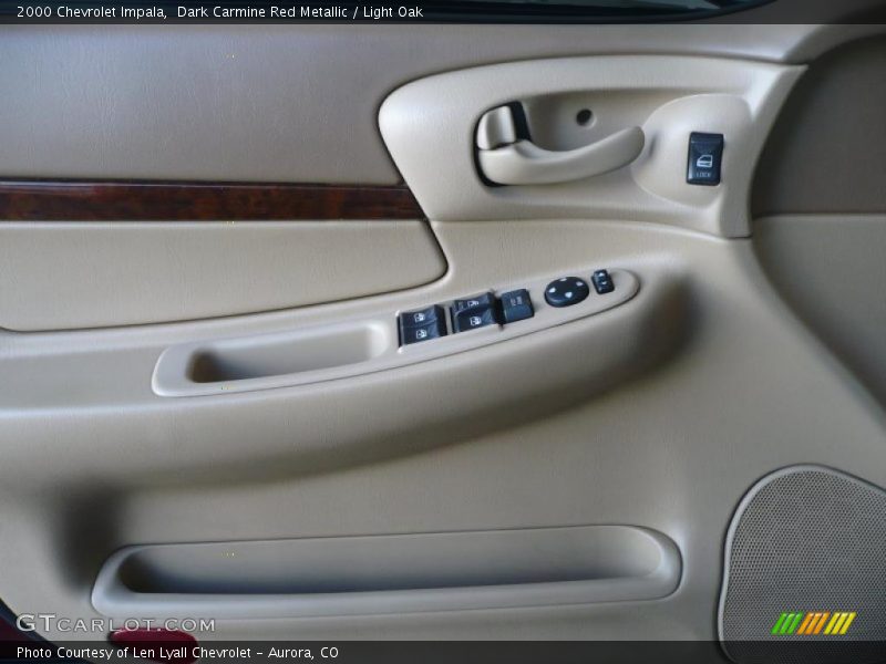 Dark Carmine Red Metallic / Light Oak 2000 Chevrolet Impala