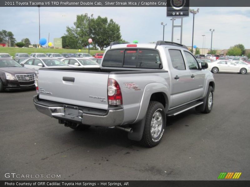 Silver Streak Mica / Graphite Gray 2011 Toyota Tacoma V6 TRD PreRunner Double Cab