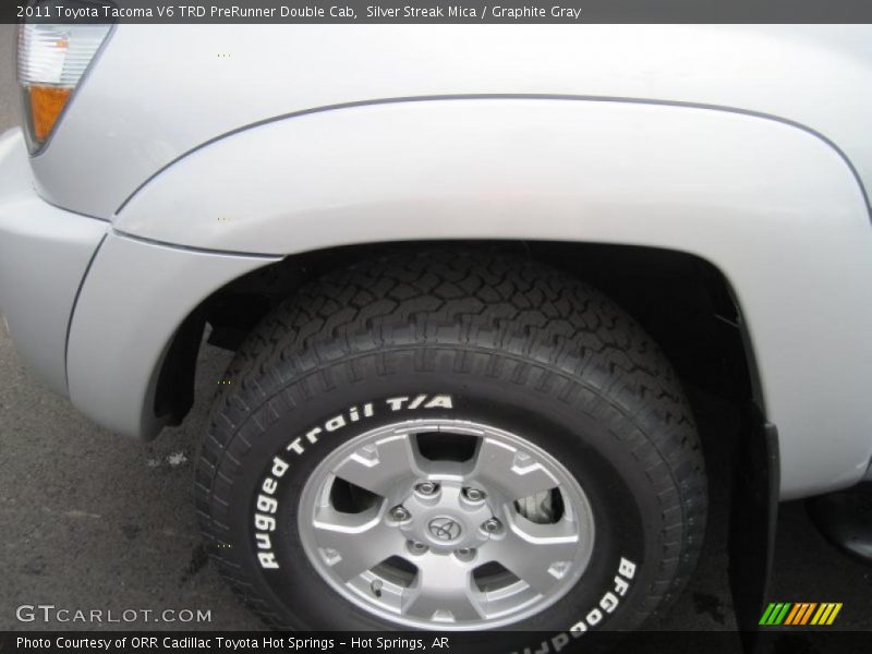 Silver Streak Mica / Graphite Gray 2011 Toyota Tacoma V6 TRD PreRunner Double Cab