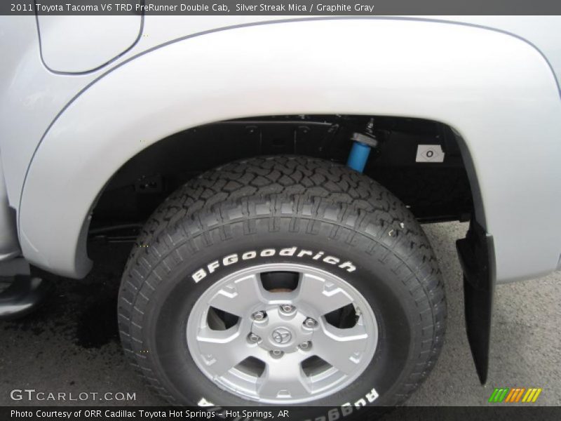 Silver Streak Mica / Graphite Gray 2011 Toyota Tacoma V6 TRD PreRunner Double Cab