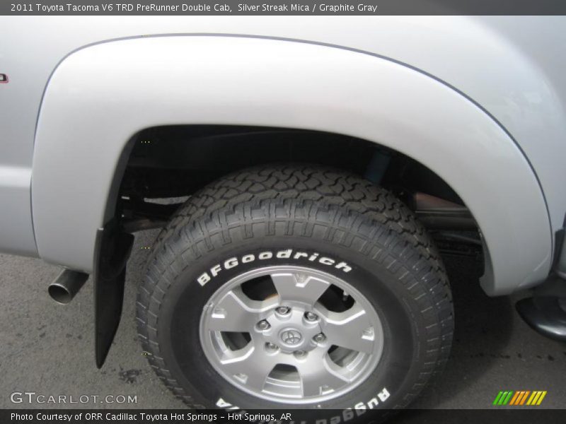 Silver Streak Mica / Graphite Gray 2011 Toyota Tacoma V6 TRD PreRunner Double Cab