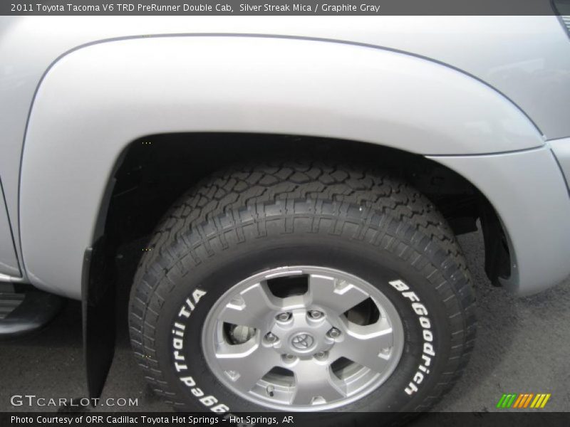 Silver Streak Mica / Graphite Gray 2011 Toyota Tacoma V6 TRD PreRunner Double Cab