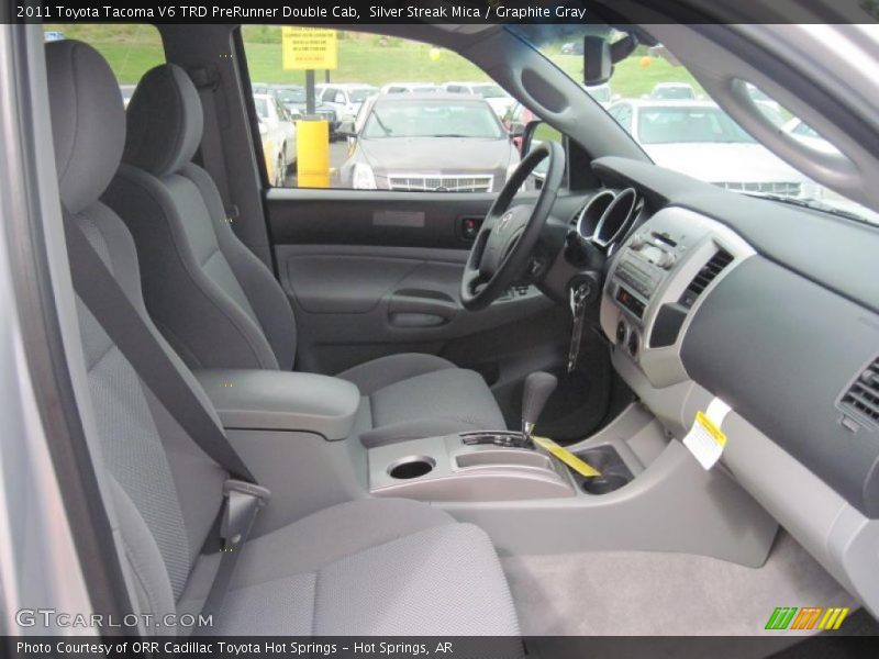 Silver Streak Mica / Graphite Gray 2011 Toyota Tacoma V6 TRD PreRunner Double Cab