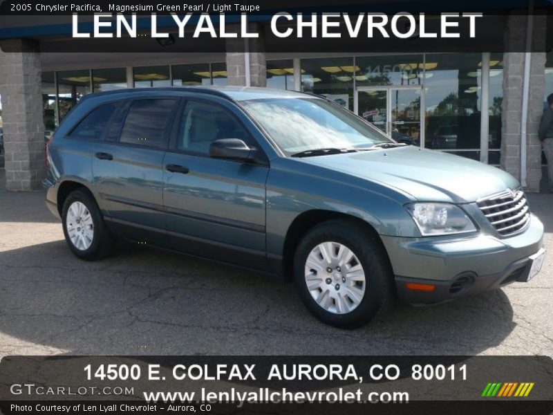 Magnesium Green Pearl / Light Taupe 2005 Chrysler Pacifica