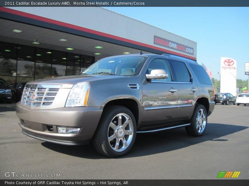 Mocha Steel Metallic / Cashmere/Cocoa 2011 Cadillac Escalade Luxury AWD