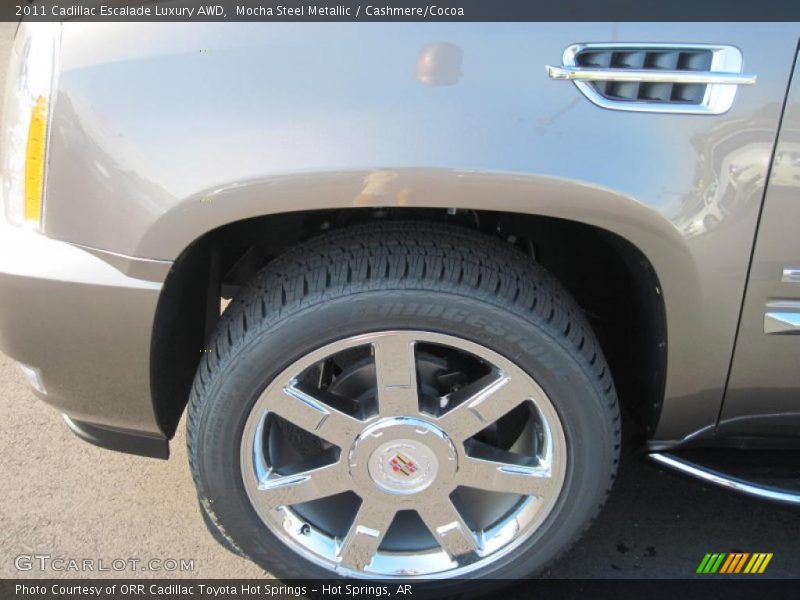 Mocha Steel Metallic / Cashmere/Cocoa 2011 Cadillac Escalade Luxury AWD