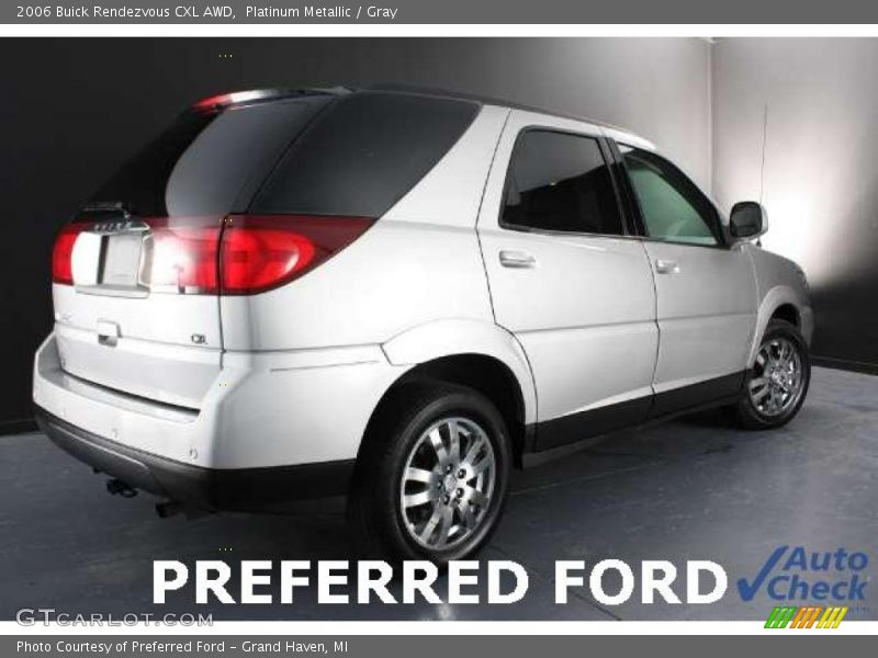 Platinum Metallic / Gray 2006 Buick Rendezvous CXL AWD