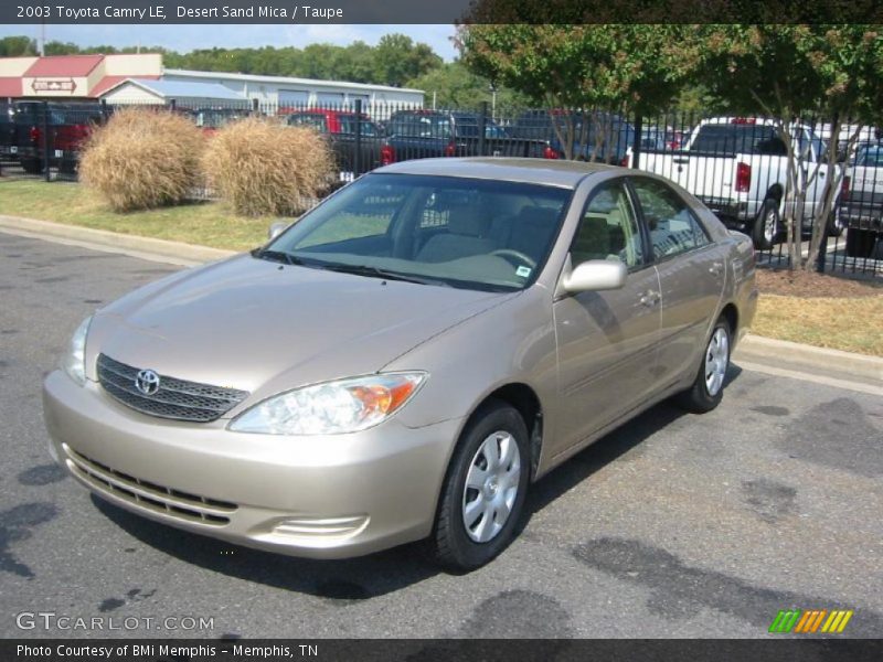 Desert Sand Mica / Taupe 2003 Toyota Camry LE