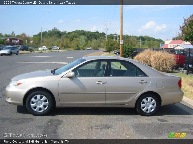 Desert Sand Mica / Taupe 2003 Toyota Camry LE