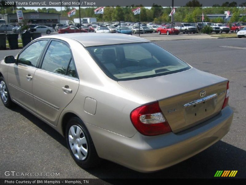 Desert Sand Mica / Taupe 2003 Toyota Camry LE