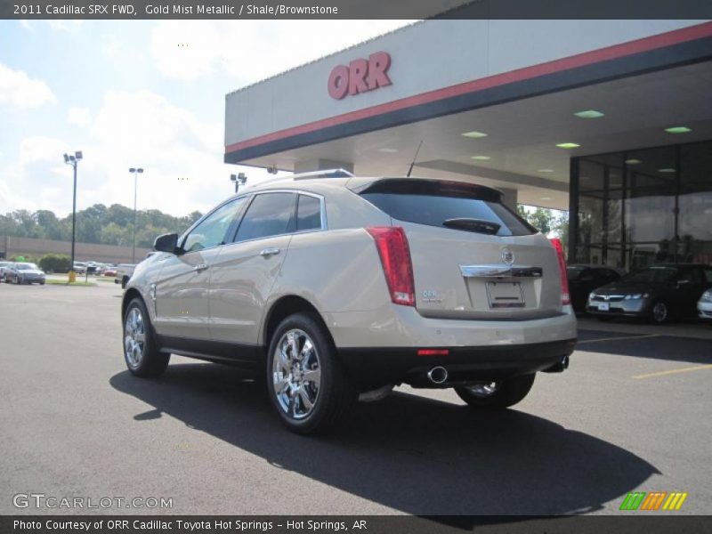 Gold Mist Metallic / Shale/Brownstone 2011 Cadillac SRX FWD