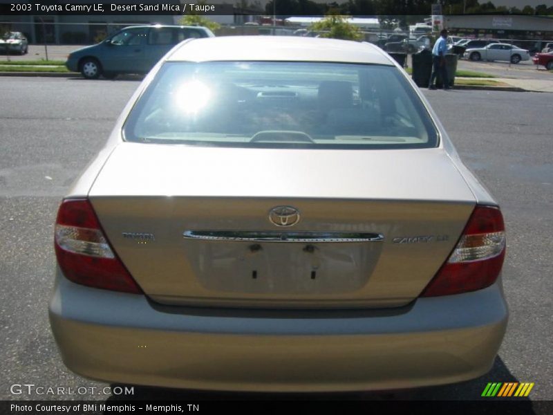Desert Sand Mica / Taupe 2003 Toyota Camry LE