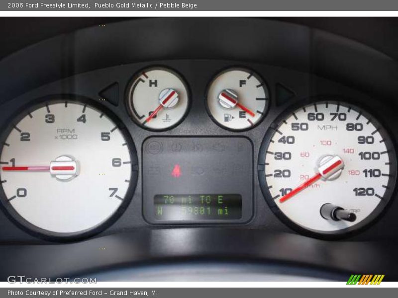 Pueblo Gold Metallic / Pebble Beige 2006 Ford Freestyle Limited