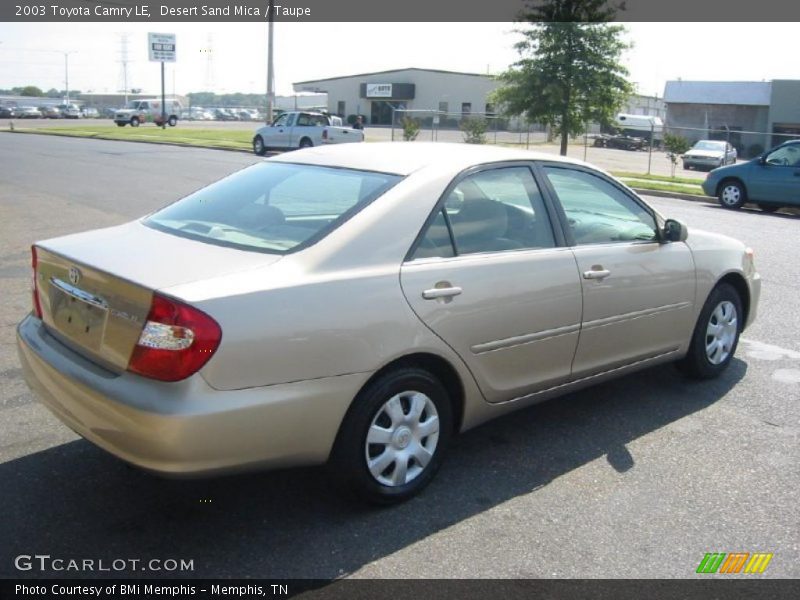 Desert Sand Mica / Taupe 2003 Toyota Camry LE