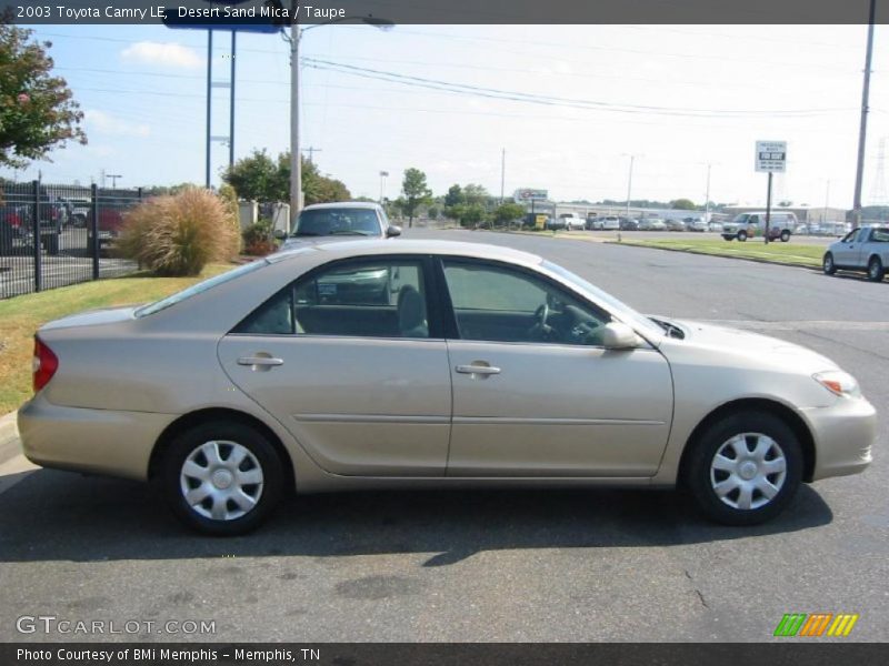 Desert Sand Mica / Taupe 2003 Toyota Camry LE